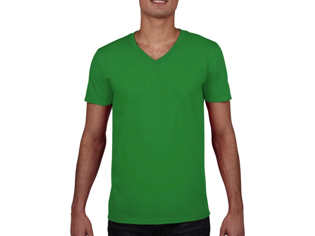 Διαφημιστικά μπλουζάκια - Τ - shirts μπλουζάκι ανδρικό V - Neck  Διαφημιστικά μπλουζάκια Τ shirts